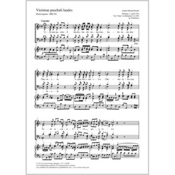 Victimae paschali laudes : Ostersequenz