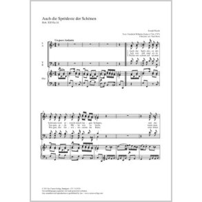 Auch die Sprödeste der Schönen : F-Dur