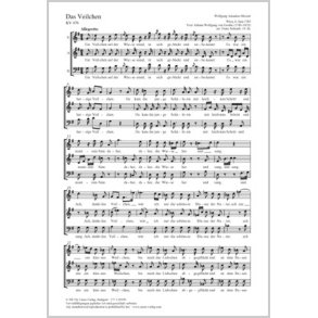 Das Veilchen : G-Dur