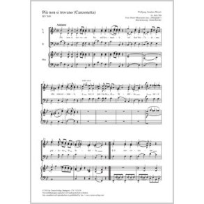 Più non si trovano : Canzonetta