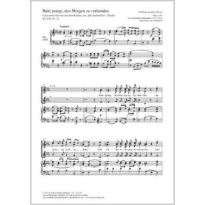 Bald prangt, den Morgen zu verkünden : Es-Dur