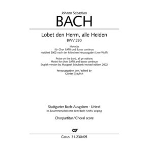 Lobet den Herrn, alle Heiden : C-Dur