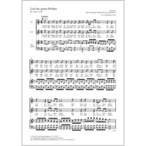 Lob des guten Weibes : F-Dur