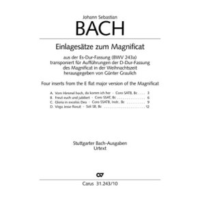 Einlagesätze zum Magnificat
