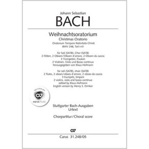 J. S. Bach: Weihnachtsoratorium, Teile I-III : Kantaten I-III