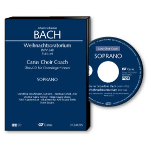 Weihnachtsoratorium ? Carus Choir Coach : Carus Choir Coach Sopran - mp3-CD