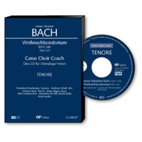 Weihnachtsoratorium ? Carus Choir Coach : Carus Choir Coach Tenor - mp3-CD