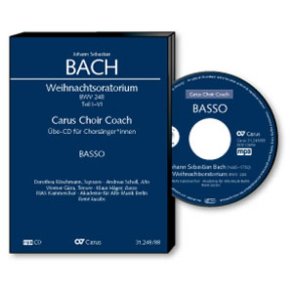Weihnachtsoratorium ? Carus Choir Coach : Carus Choir Coach Bass - mp3-CD