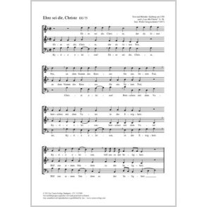 Ehre sei dir, Christe : dorisch