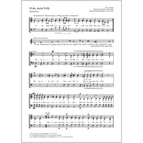 O du, mein Volk : Improperien