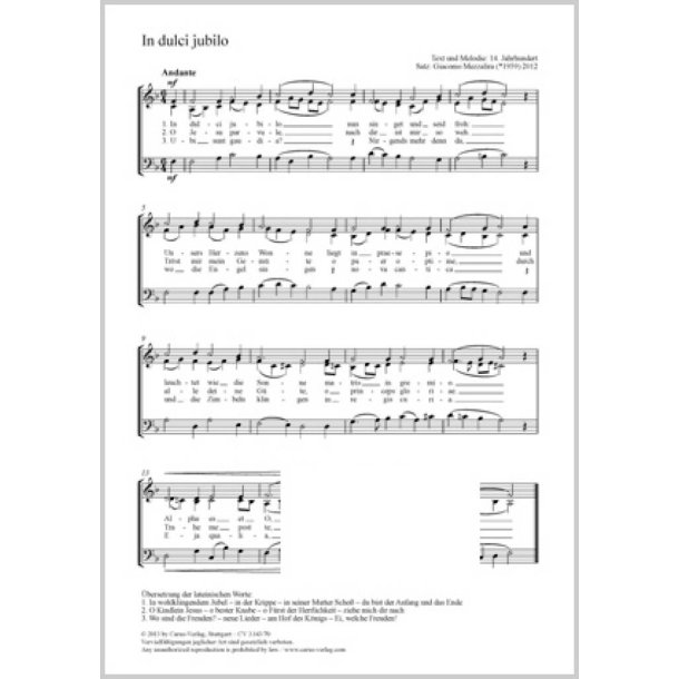 In dulci jubilo