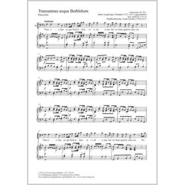 Transeamus usque Bethlehem