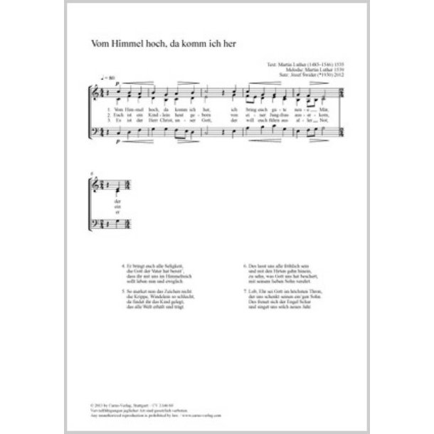 Vom Himmel hoch, da komm ich her