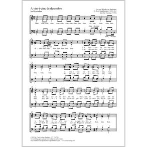 A vint-i-cinc de desembre : Im Dezember