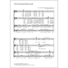 Als ich bei meinen Schafen wacht : B-Dur