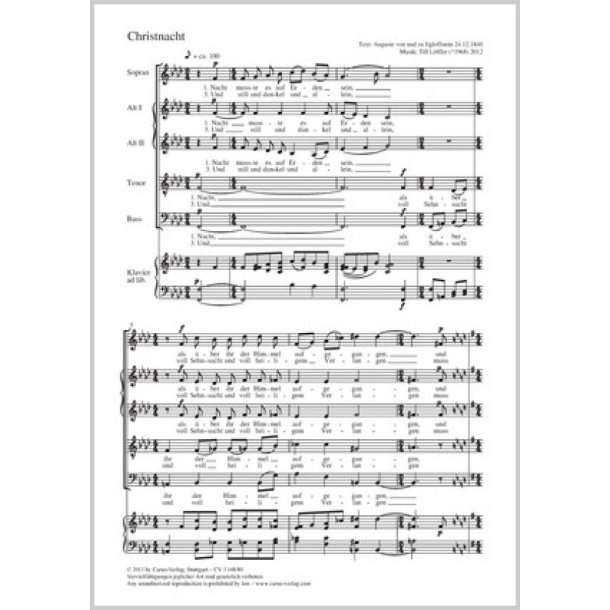 Christnacht : As-Dur