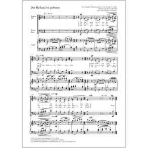 Der Heiland ist geboren : Es-Dur