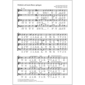 Fröhlich soll mein Herze springen : Es-Dur