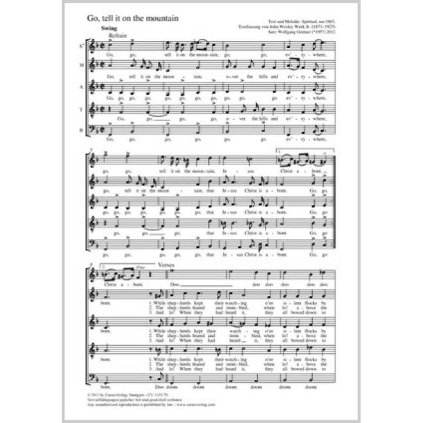 Go tell it on the mountain