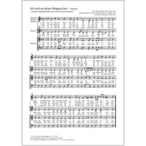 Ich steh an deiner Krippen hier : a-Moll