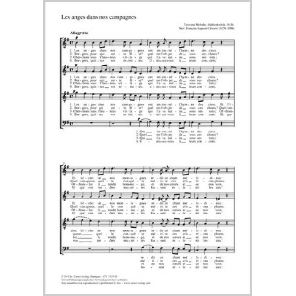 Les anges dans nos campagnes : G-Dur
