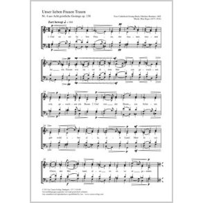 Und unser lieben Frauen : F-Dur