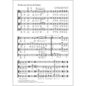 Wachet auf, ruft uns die Stimme : C-Dur