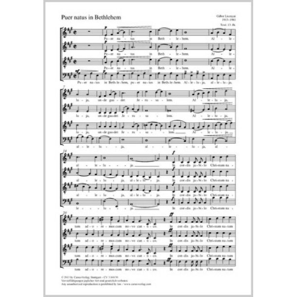 Puer natus in Bethlehem