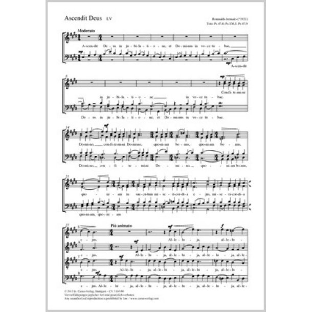 Ascendit Deus : E-Dur