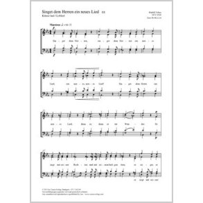Singet dem Herrn ein neues Lied : Es-Dur