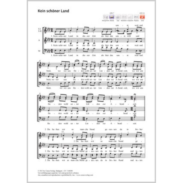 Kein sch&ouml;ner Land : As-Dur