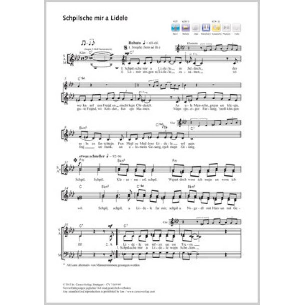 Schpilsche mir a Lidele : c-Moll