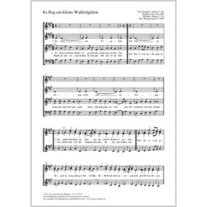 Es flog ein kleins Waldvögelein