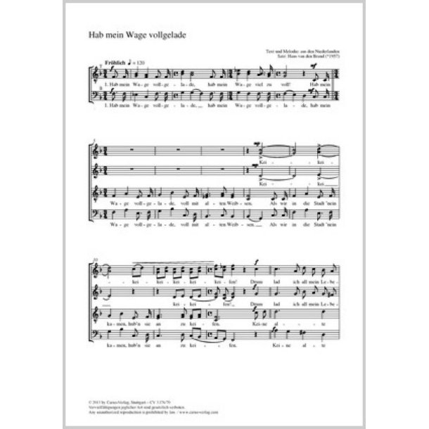 Hab mein Wage vollgelade