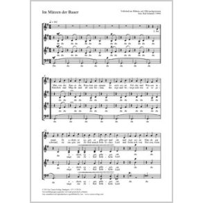 Im Märzen der Bauer : G-Dur