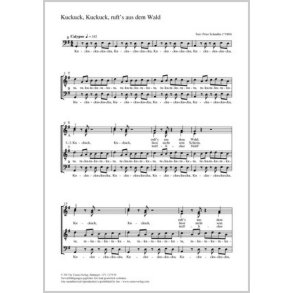 Kuckuck, Kuckuck, ruft's aus dem Wald : G-Dur