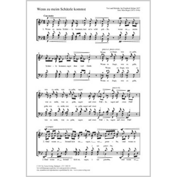 Liebesscherz : aus: Sechs ausgew&auml;hlte Volkslieder