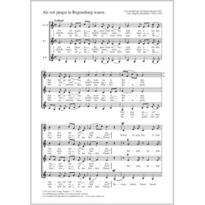 Als wir jüngst in Regensburg waren