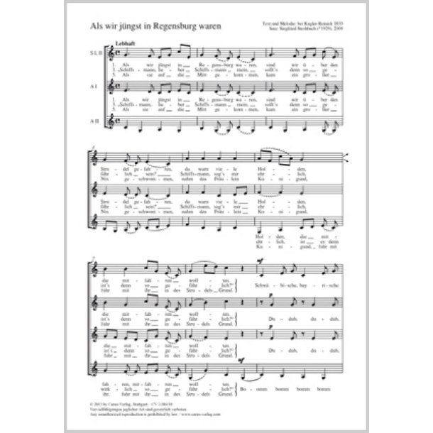 Als wir j&uuml;ngst in Regensburg waren