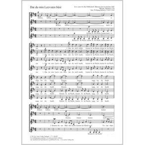 Dat du min Leevsten büst : D-Dur