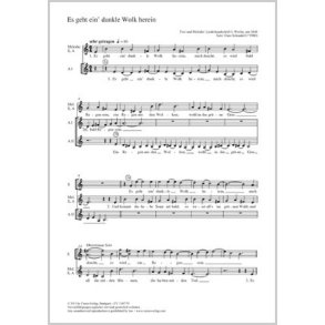 Es geht ein' dunkle Wolk herein