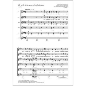 Ich weiß nicht, was soll es bedeuten : Lore-Ley