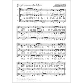 Ich weiß nicht, was soll es bedeuten : Lore-Ley