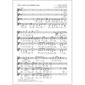 Muss i denn zum Städtele naus : D-Dur