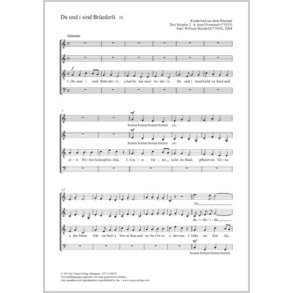Du und i sind Brüederli : C-Dur