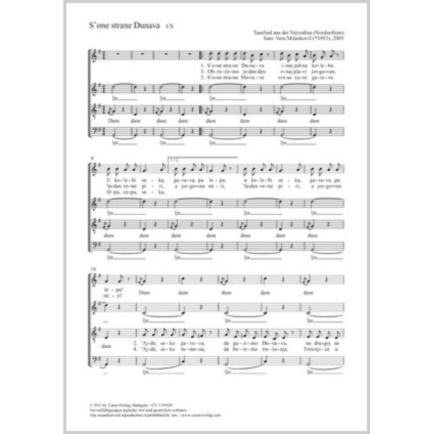S' one strane Dunava : G-Dur