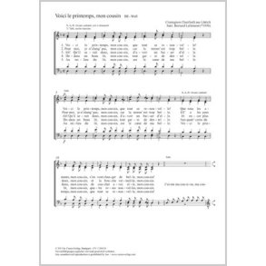 Voici le printemps, mon cousin : d-Moll