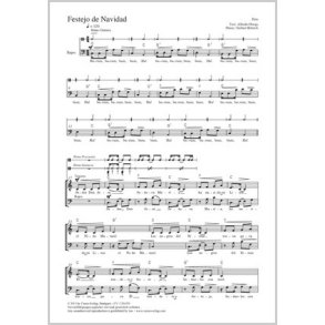 Festejo de Navidad : C-Dur