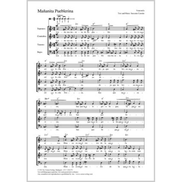 Mananita Pueblerina : d-Moll