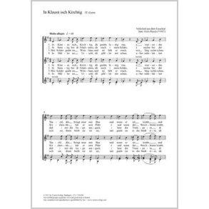 In Klausn isch Kirchtig : G-Dur